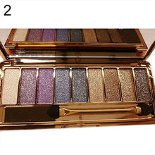Load image into Gallery viewer, 9 colors Fashion eyeshadow palette matte eyeshadow palette glitter eye shadow makeup nude makeup set Cosmetics dropshipping