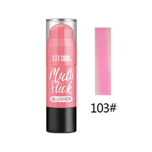 Load image into Gallery viewer, Makeup Blush Stick Face Makeup Shimmer Bronzer Contour Cream Cheek Blusher Cosmetics Brighten Make Up