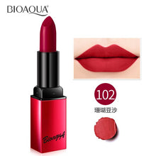 Load image into Gallery viewer, Bioaqua 6 colors Matte Lipstick For Lips Waterproof Long Lasting Nourishing Lipstick Tint Tattoo Nude Cosmetics Lipstic Makeup