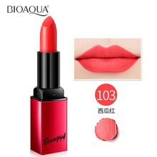 Load image into Gallery viewer, Bioaqua 6 colors Matte Lipstick For Lips Waterproof Long Lasting Nourishing Lipstick Tint Tattoo Nude Cosmetics Lipstic Makeup