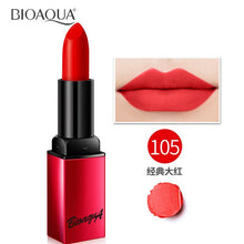 Load image into Gallery viewer, Bioaqua 6 colors Matte Lipstick For Lips Waterproof Long Lasting Nourishing Lipstick Tint Tattoo Nude Cosmetics Lipstic Makeup