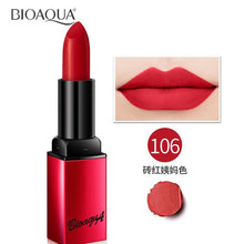 Load image into Gallery viewer, Bioaqua 6 colors Matte Lipstick For Lips Waterproof Long Lasting Nourishing Lipstick Tint Tattoo Nude Cosmetics Lipstic Makeup