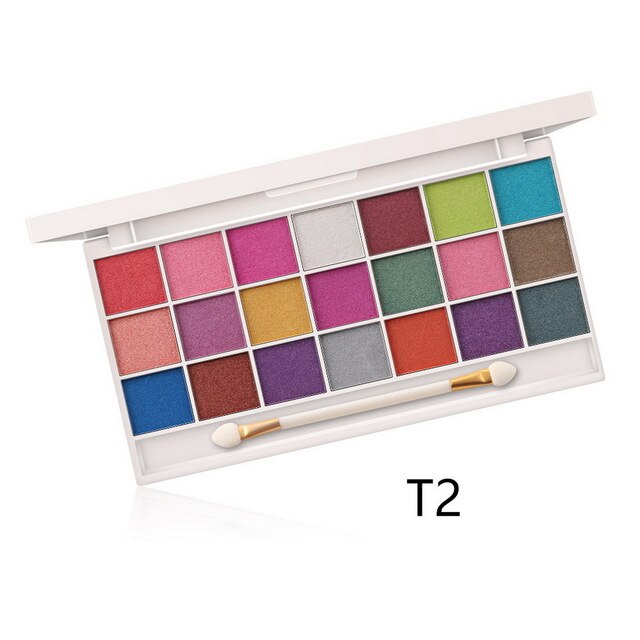 21 Colors Eye Shadow Waterproof Pearlescent Eyeshadow Makeup Glitters Injections Eyeshadow Pallete Diamond Make Up Eye Shadow
