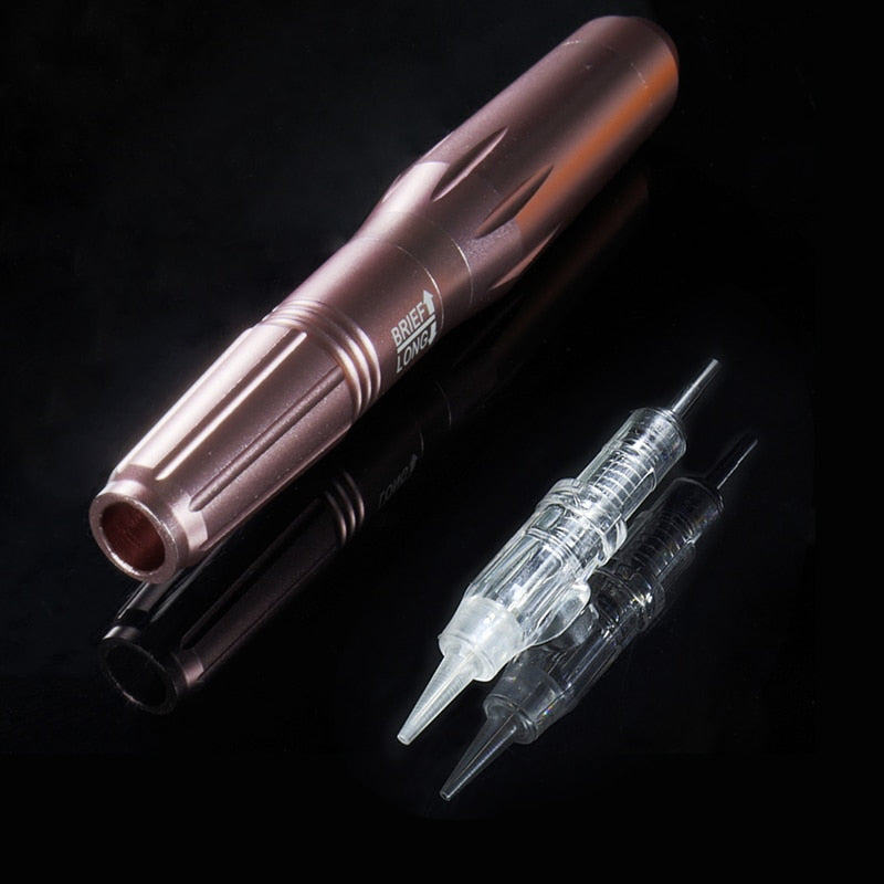 600DG Needles Permanent Mackeup Pen Rotary Needle Esay Click Disposable Eyebrow Embroidery Needle Tattoo Permanent Makeup Needle