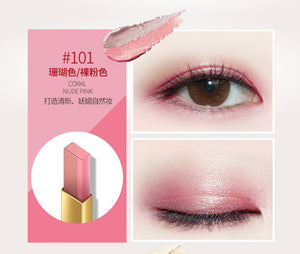 Double Color Eyeshadow Stick Stereo Gradien Shimmer Color Eye Shadow Cream Pen Eye Makeup Palette Cosmetics Smooth Makeup Pencil