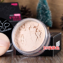 Load image into Gallery viewer, 4 Colors Loose Powder Face Whitening Skin Finish Transparent Mineral Makeup Cosmetic Foundation Setting Powder