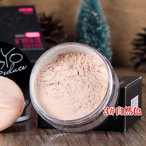 4 Colors Loose Powder Face Whitening Skin Finish Transparent Mineral Makeup Cosmetic Foundation Setting Powder