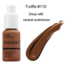 Load image into Gallery viewer, PHOERA Foundation Cream Mineral Whitening Long Wear Oil Control Concealer Liquid Foundation Soft Matte Facial Base Cream TSLM1
